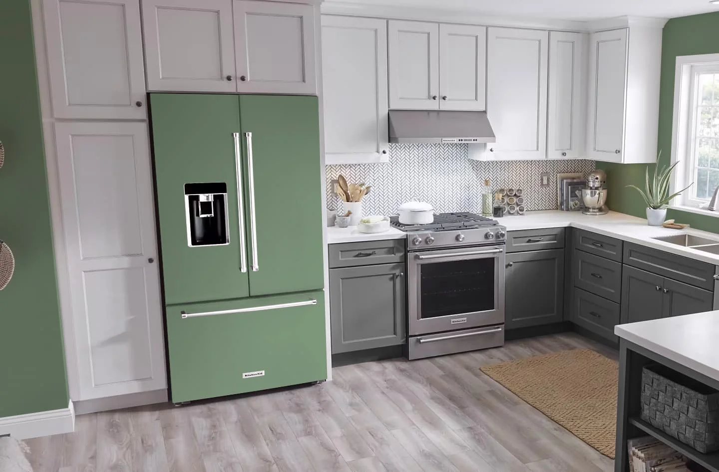 Agate Green SW 7742 Refrigerator Wrap